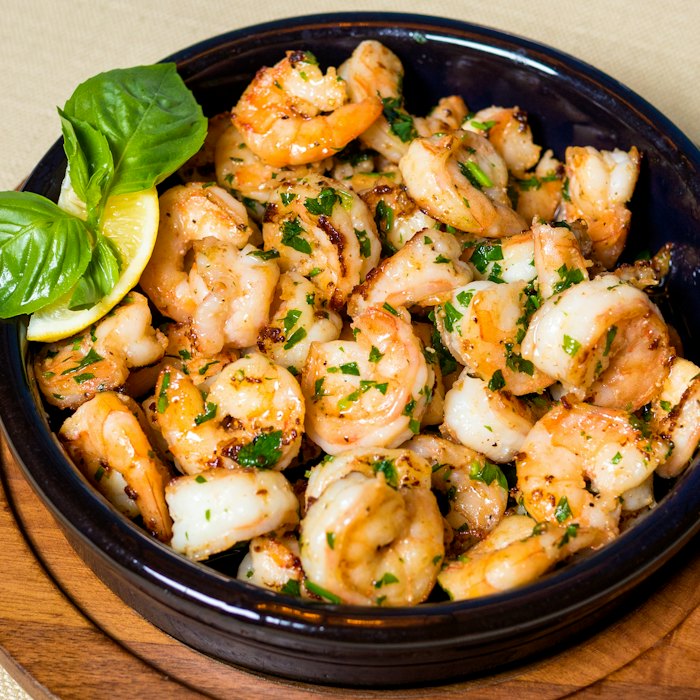 Gambas al ajillo en cazuela (foto ilustrativa)